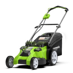 Газонокосилка аккумуляторная Greenworks G40LM49DB, TwinForce, 40В, 49 см — изображение 2