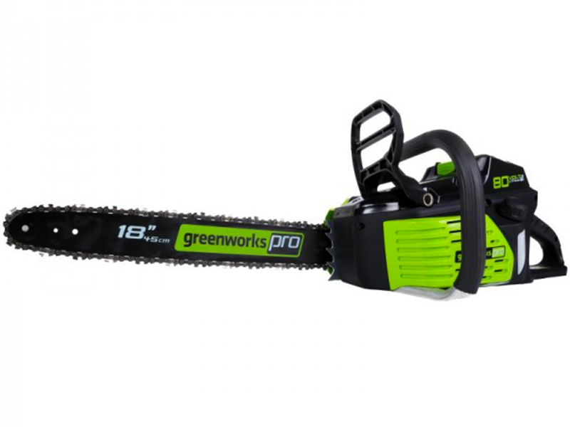 Цепная пила аккумуляторная Greenworks GD80CS50, 80В, 45 см, бесщеточная