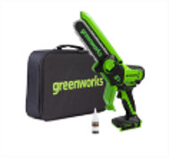 Цепная мини пила аккумуляторная Greenworks GD24CS15 2010107 — изображение 2