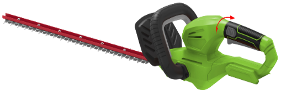 Кусторез аккумуляторный Greenworks GC82HT2, 82V, бесщеточный без АКБ и ЗУ (2208307) — изображение 3