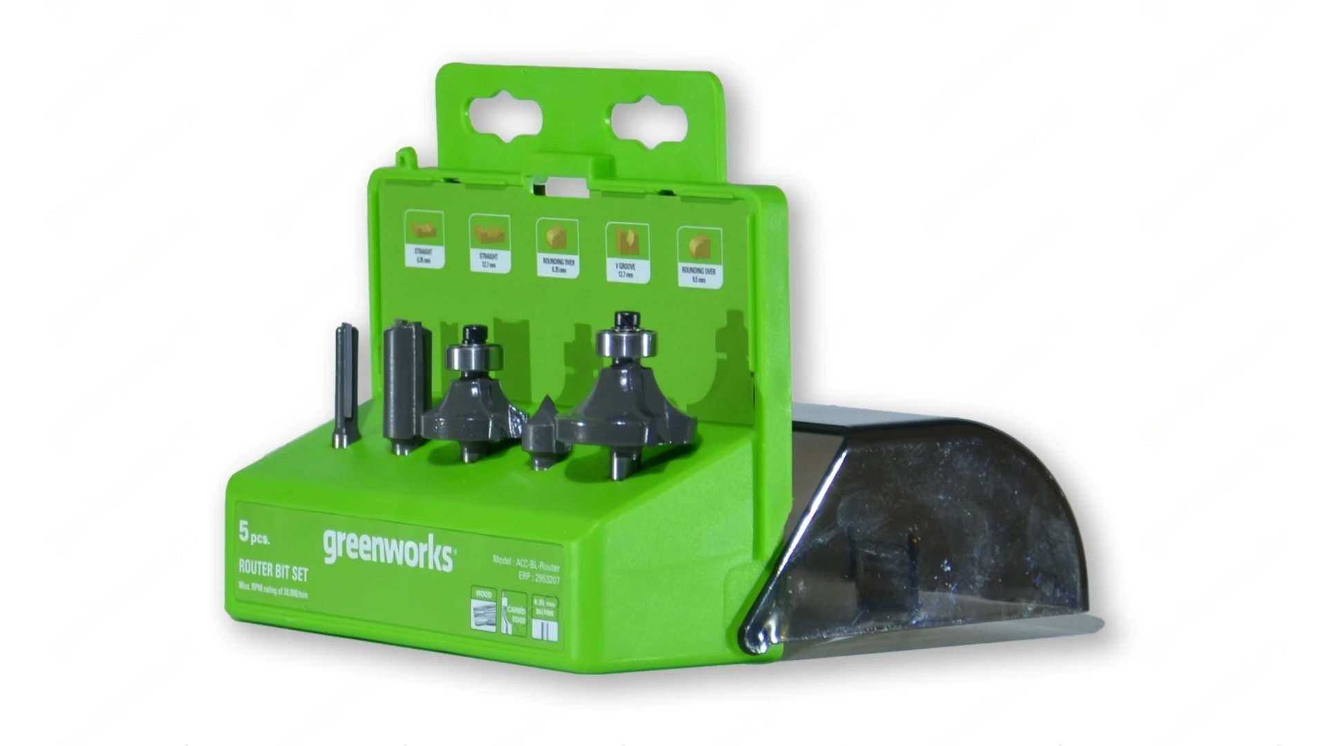 Набор фрез (5 шт.) для фрезера Greenworks