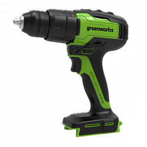 Дрель-шуруповерт аккумуляторная Greenworks GD24DD60, 24V, бесщеточная, без АКБ и ЗУ — изображение 2