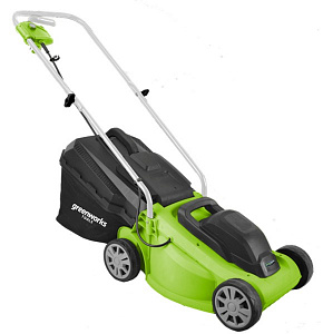 Газонокосилка электрическая Greenworks GLM1232, 1200 Вт, 33 см — изображение 2