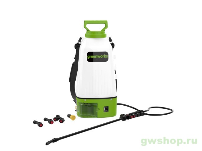 Опрыскиватель аккумуляторный Greenworks BPS2410UA(24В,10л,Акк2Ач и ЗУ)