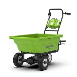 Садовая тележка самоходная Greenworks G40GC, 40В, 106 л — изображение 2
