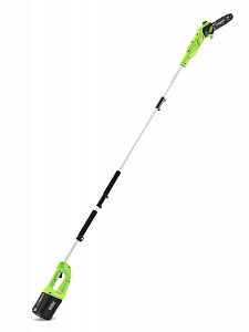 Высоторез/Сучкорез аккумуляторный GreenWorks GD60PS, 60V, 25 см, без АКБ и ЗУ — изображение 2