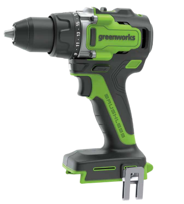 Дрель-шуруповерт аккумуляторная Greenworks Арт. 3707507, 24V, 90 Нм, бесщеточная, без АКБ и ЗУ — изображение 3
