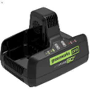 Быстрое зарядное устройство для двух аккумуляторов Greenworks Арт. 2954407, 60V, 10А — изображение 2