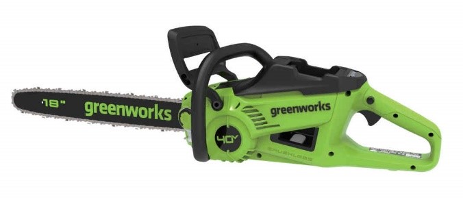 Цепная пила аккумуляторная Greenworks Арт. 2008807, 40V, 40 см, 2000 Вт, бесщеточная, без АКБ И ЗУ — изображение 3