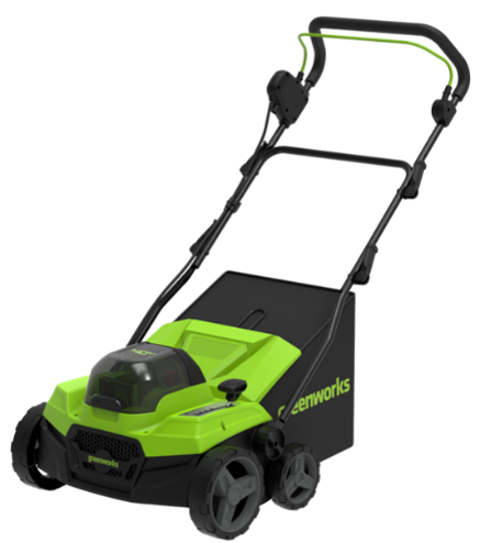 Аэратор-скарификатор аккумуляторный Greenworks Арт. 2517607, 40V, бесщеточный, без АКБ и ЗУ — изображение 3