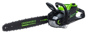 Цепная пила аккумуляторная Greenworks Арт. 2008307UB, 82V, 51 см, бесщеточная, с 1хАКБ 5 Ач. и ЗУ — изображение 2